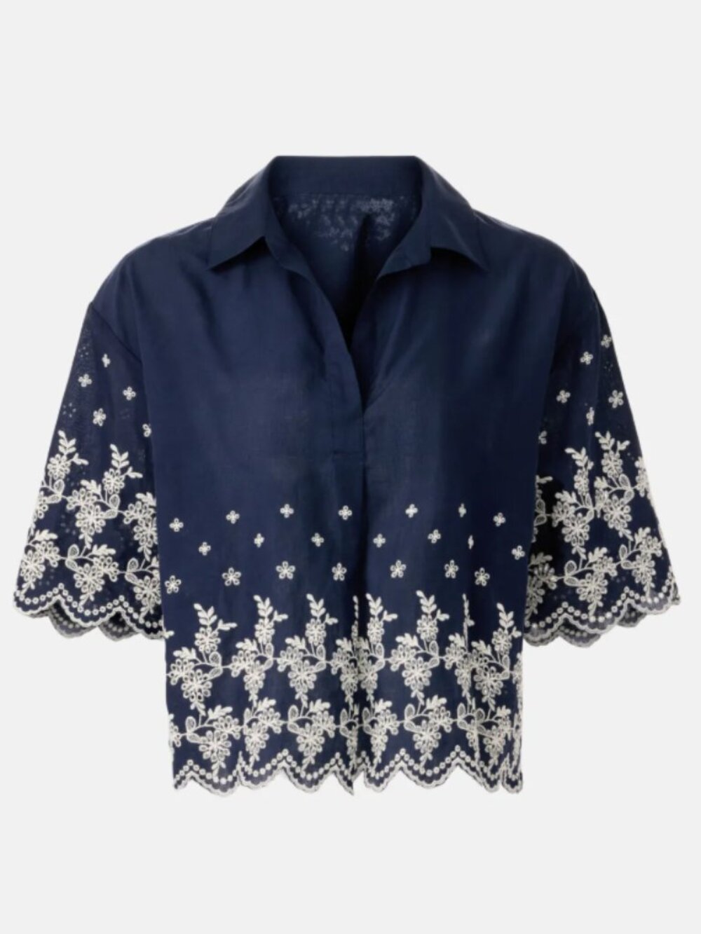 RTR-132 CeCe Scalloped Top